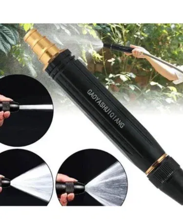 Adjustable metal high pressure water sprayer nozzle for car wash and garden watering in Pakistan