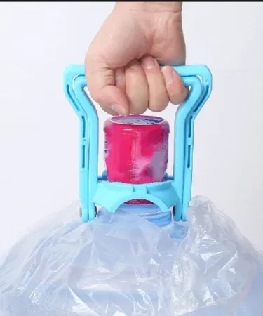 Durable plastic water bottle lifter with load sharing handle for 19L bottles, easy to use in Pakistan.