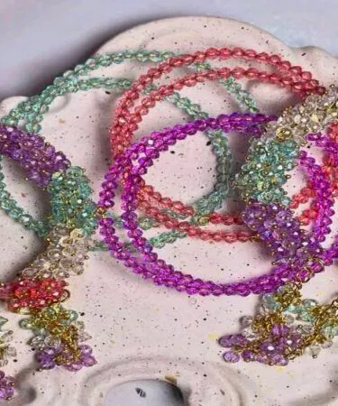 Elegant gajra bracelet, a beautiful handcrafted accessory for women, sold in Pakistan.