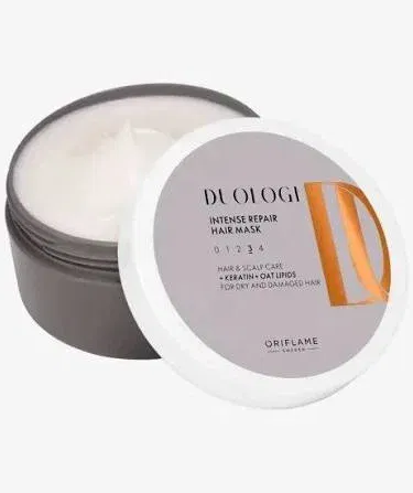 Oriflame Duologi Intense Repair Hair Mask 200ml for damaged, frizzy hair sold in Pakistan