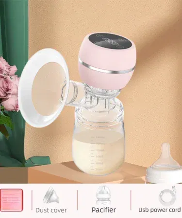 Hands-free wearable electric breast pump, 3 modes, 9 suction levels, rechargeable, BPA-free, sold in Pakistan