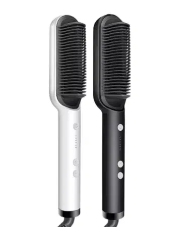 2 in 1 electric hair straightener curler heating styling comb for women and girls sold in Pakistan