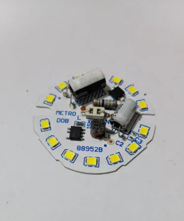 Original Metro DOB LED Chip 12W 220V AC Round Cool White Light for LED Bulb Repair