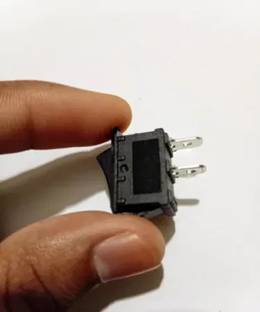 KCD1 2-Pin ON-OFF Rocker Switch for DIY Projects, LED Lights, and Appliances, 6A 250V AC / 10A 125V AC