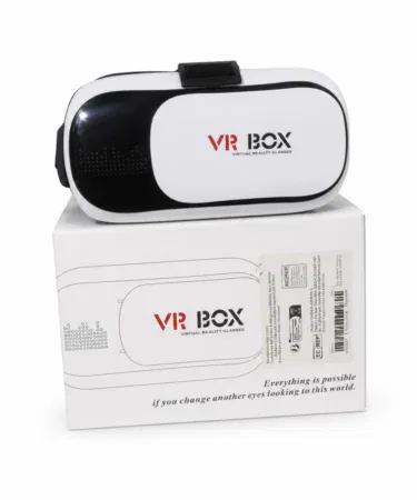 VR BOX 3D Virtual Reality Glasses Headset for Android & iPhone, adjustable lens, 4.7-6.7 inch smartphones