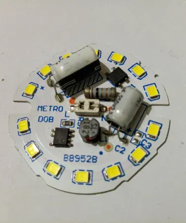 Original Metro DOB LED Chip 12W 220V AC Round Cool White Light for LED Bulb Repair