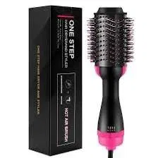 3 in 1 hair dryer straightener curler hot air brush styling comb for women in Pakistan