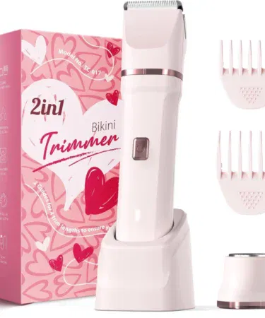 Women's rechargeable bikini trimmer, electric hair remover, waterproof lady shaver, USB rechargeable body hair removal razor, bikini shaver Pakistan