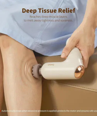Lucky 7 massage gun with heat for deep tissue percussion and pain relief, sold in Pakistan.