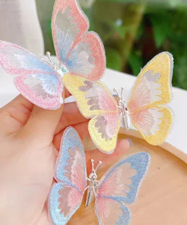 Big size butterfly hairpins hailclips for women, stylish hair accessory sold in Pakistan
