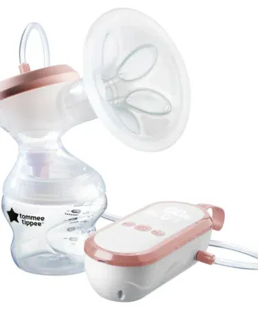 Single electric breast pump portable rechargeable with soft silicone cup BPA free hands free for nursing mothers in Pakistan