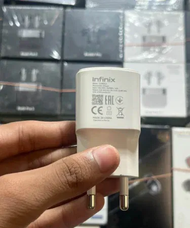 Tecno & Infinix Original 18W Fast Wall Charger U180XED EU Plug White for mobile phones
