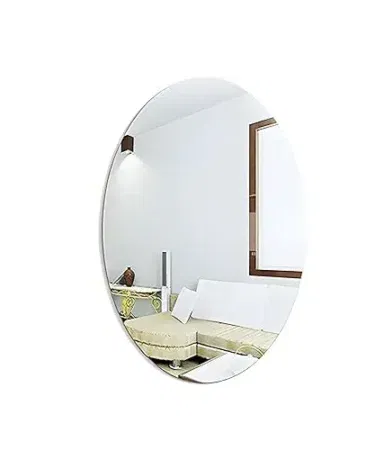 Oval Flexible Mirror Sticker | Khareedo