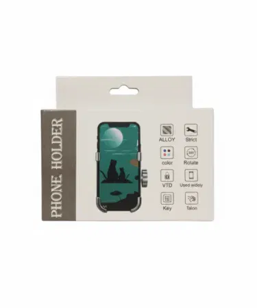 Aluminum alloy handlebar phone holder for bikes and motorcycles, universal stand mount bracket