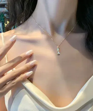 Golden Korean style nackles for girls, fine titanium earrings, elegant and sophisticated jewelry sold in Pakistan