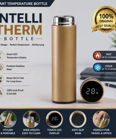 Smart 500ml LED temperature display vacuum flask thermos water bottle for sale in Pakistan