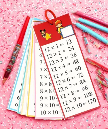 Multiplication 1-12 flash cards for kids math times tables learning cards for sale in Pakistan