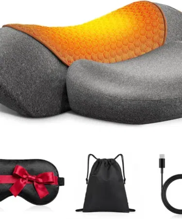 Heated Neck Massager Pillow | Khareedo