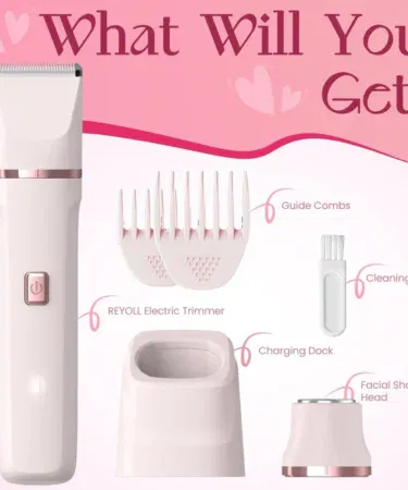 Women's rechargeable bikini trimmer, electric hair remover, waterproof lady shaver, USB rechargeable body hair removal razor, bikini shaver Pakistan
