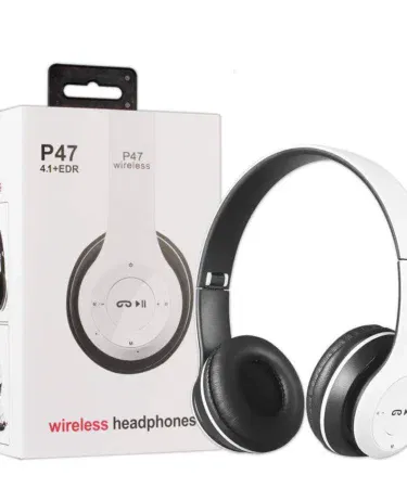 P47 Foldable Bluetooth Wireless Headphones | Khareedo