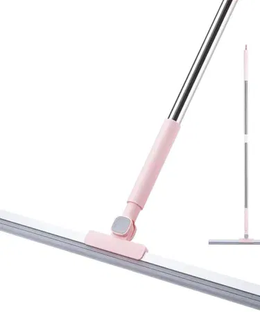 19" Floor Squeegee w/ 51" Stainless Steel Handle | Khareedo