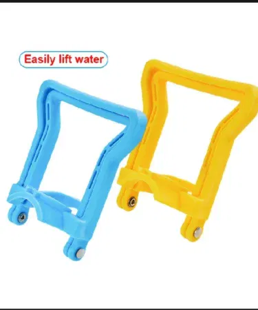 Durable plastic water bottle lifter with load sharing handle for 19L bottles, easy to use in Pakistan.