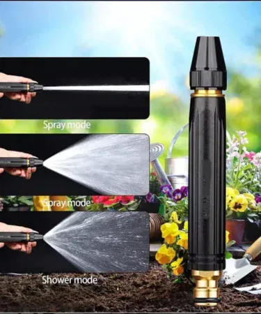 Adjustable metal high pressure water sprayer nozzle for car wash and garden watering in Pakistan