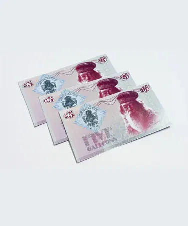Harry Potter 5 Galleons Banknotes Collectible Gift Set 3pcs for sale in Pakistan