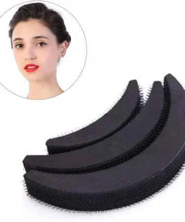 Women's volume hair base backcombing puff set of 3 hair accessories for adding lift and fullness to hair sold in Pakistan