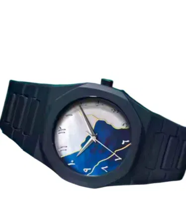 Arabic Aura Fiber Watch with Arabic dial, lightweight and stylish, perfect for daily wear in Pakistan