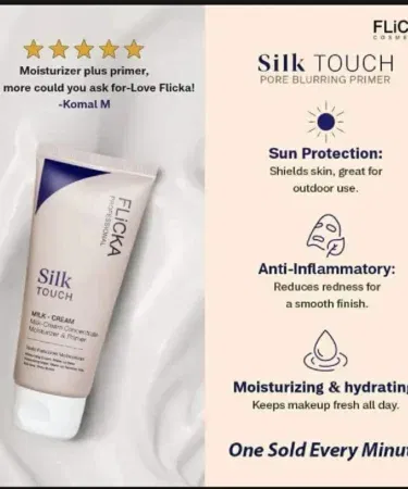 Flicka Silk Touch Milk Cream Moisturizer & Primer | Khareedo