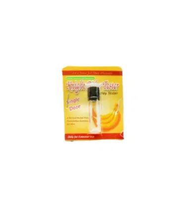 Pack of 12 men's wellness massage oil testers, 5ml each, fragranced, for smooth and relaxing massage.