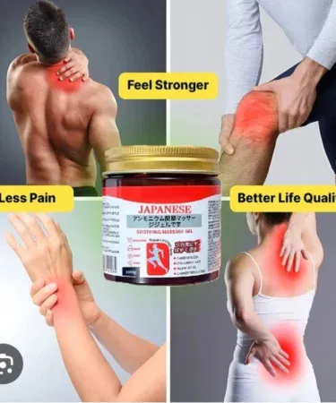 Premium Japanese instant pain relief soothing massage gel for muscle and joint comfort in Pakistan