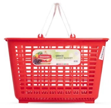 Plastic Carry Basket | Picnic Hamper | Shopping Bag | Khareedo