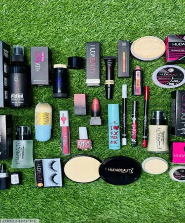 19-in-1 professional makeup set for women with foundation, lipstick, brushes, and more, sold in Pakistan.