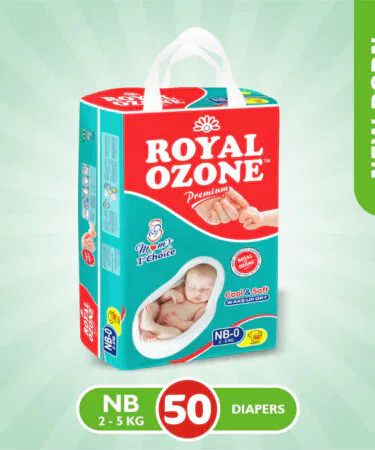 Royal Ozone Diaper Size XL-5 Budget Pack 2 for babies, sold in Pakistan