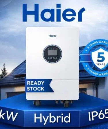 Haier HH1P-6KL-A 6KW Solar Inverter with 3-year warranty, sold on Khareedo Pakistan
