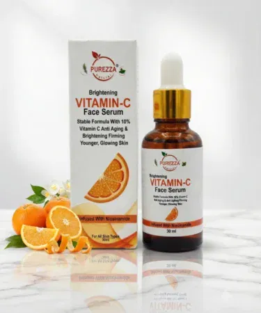Purezza Vitamin C Serum for Anti-Aging & Dark Spot Correction for Glowing Skin