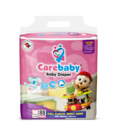 Carebaby Jumbo Pack Medium Diapers 88 Ct | Khareedo