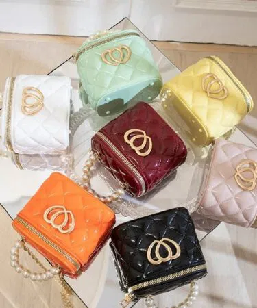 Women's PVC Jelly Handbag Luxury Shoulder Bag | Khareedo