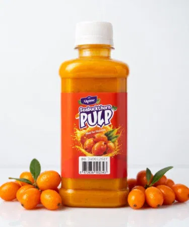 Seabuckthorn Pulp, a natural superfood, rich in vitamins and antioxidants, sold in Pakistan.