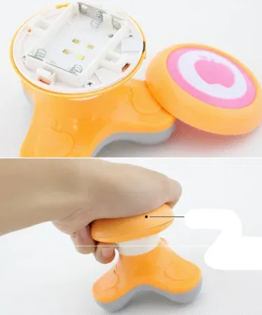 Mini electric neck and full body massager for muscle pain relief, portable, USB cable included, Pakistan