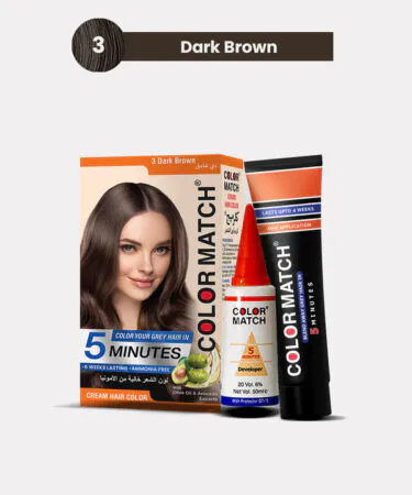 Color Match 5 Min Hair Color 03 Dark Brown | Khareedo