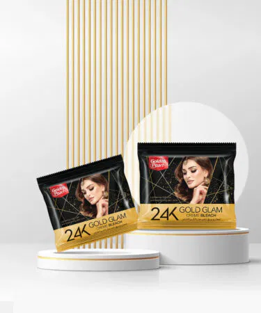 Pack of 5, 24K Gold Glam Cream Bleach Deal for radiant skin, sold in Pakistan