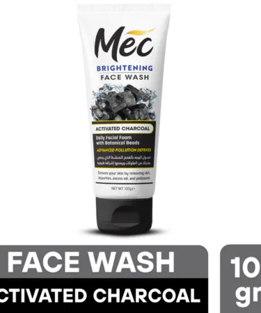 Mec Brightening Activated Charcoal Face Wash 100gm for all skin types, sold in Pakistan