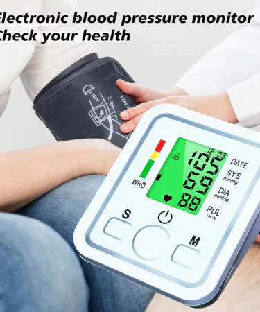 Digital automatic upper arm blood pressure monitor BP machine for home use sold in Pakistan