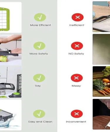 16-in-1 multifunctional vegetable chopper slicer dicer grater peeler stainless steel cutter Pakistan