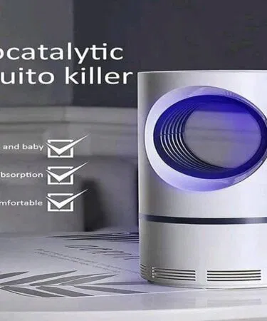 Photocatalytic mosquito killer lamp, electric insect killer UV mosquito trap, white, unisex, sold in Pakistan
