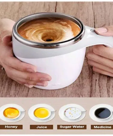DTM-630 Smart 380ml Portable Automatic Magnetic Self-Stirring Cup for coffee and tea