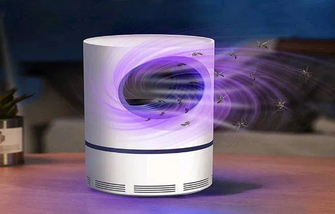 Photocatalytic mosquito killer lamp, electric insect killer UV mosquito trap, white, unisex, sold in Pakistan